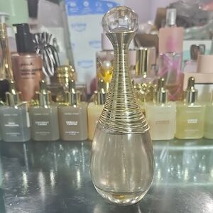 Dior Luxurious Gold and Clear Fragrance Bottle
